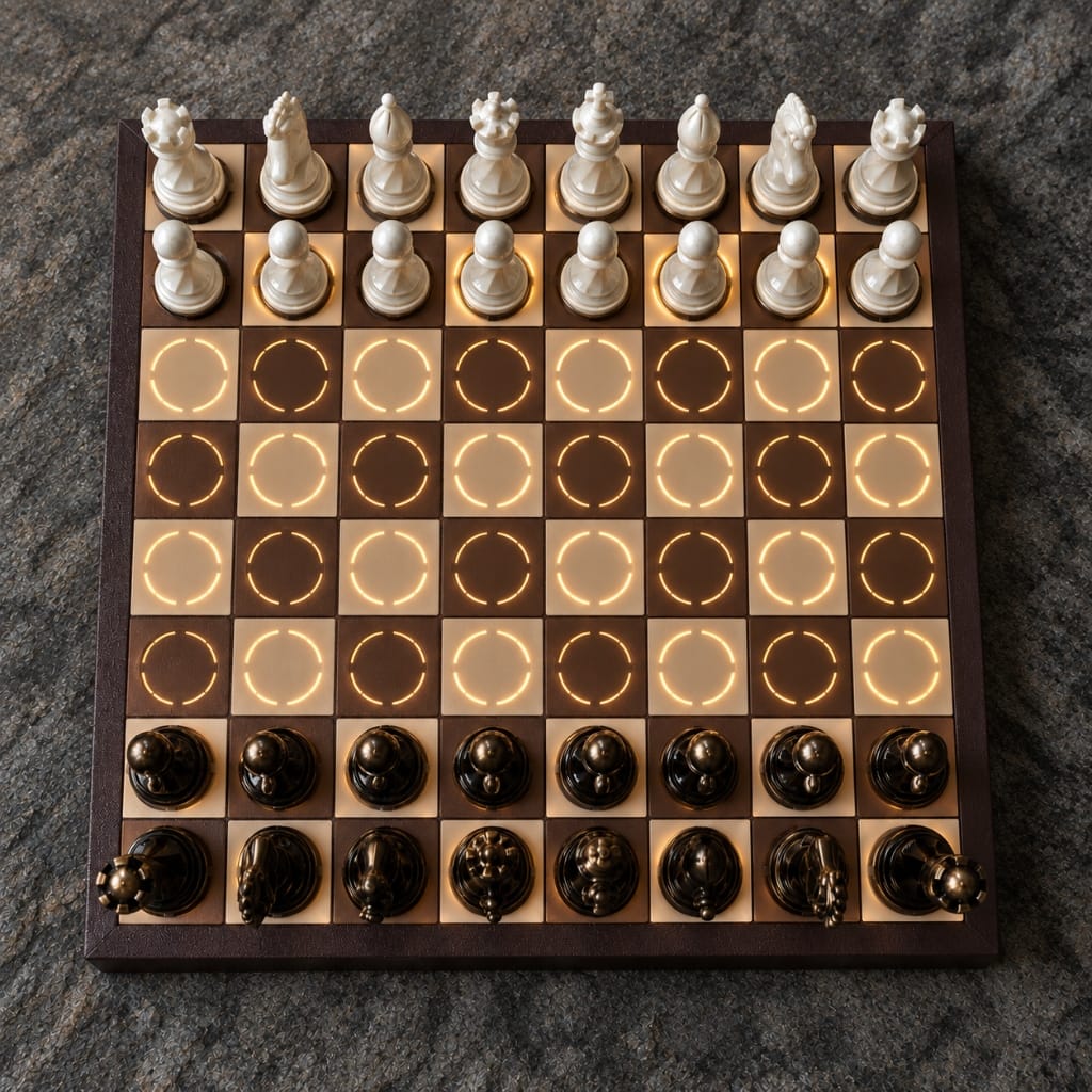Makura Gambit chess board