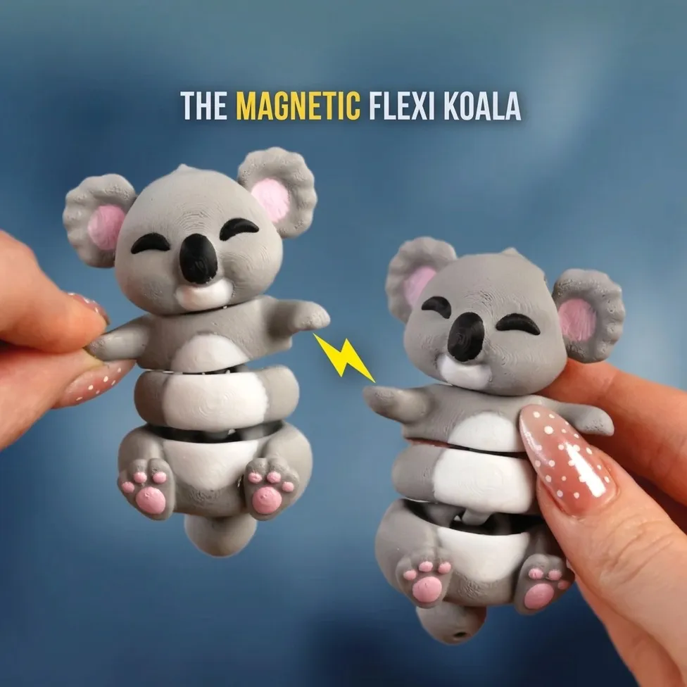 FlexiFam - Poseable koala with magnetic hands - Image 1