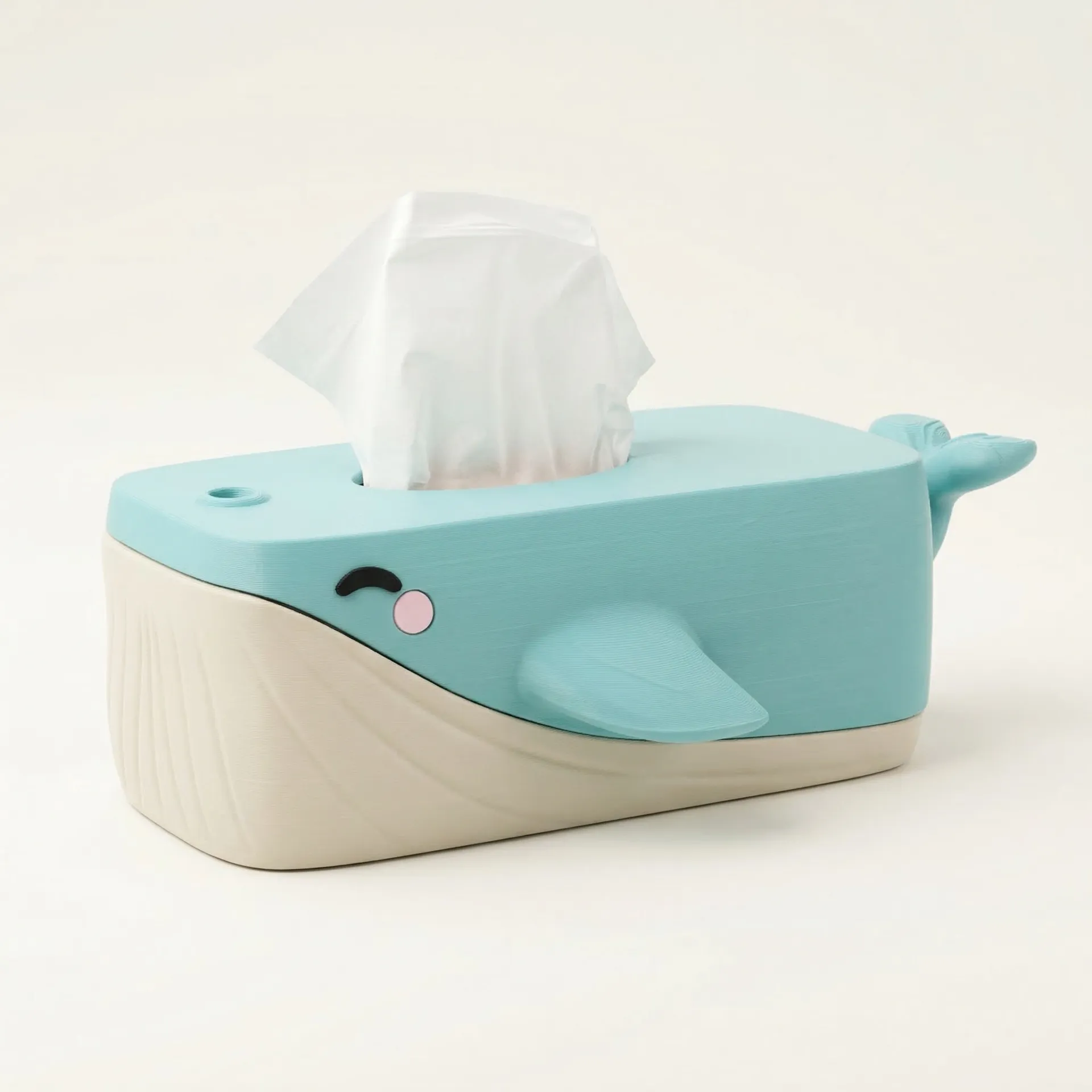 Tissue Box Holder - Whale - Image 1