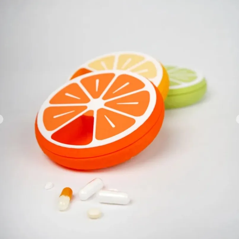 Weekly Pill Organizer - Citrus - Image 1
