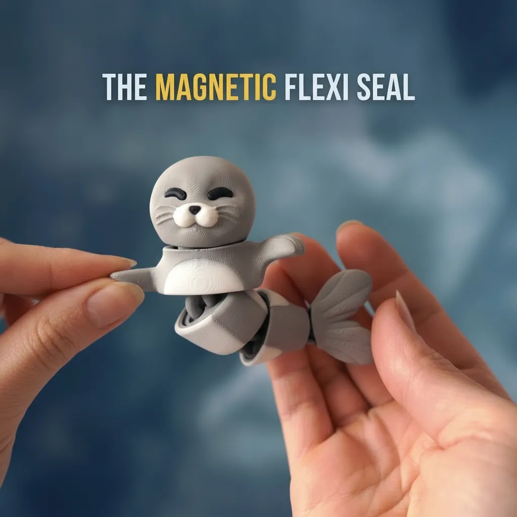 FlexiFam - poseable seal with magnetic hands - Image 1